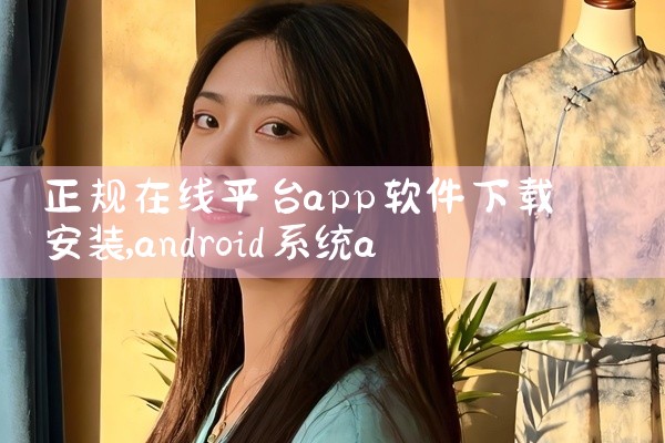 正规在线平台app软件下载安装